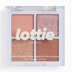 Lottie London the rose golds eyeshadow palette.